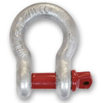 Manille lyre en acier galvanis� 3, 25t avec piton � ?il - chapuis - klb204