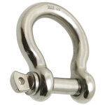 Manille lyre forg�e inox a4 diam�tre 16 - 1 pi�ce