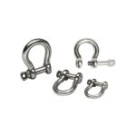Manille lyre inox - orangemarine - 10 mm Manille lyre inox - orangemarine - 10 mm
