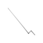 Manivelle complete �13 lg1200 (blanc ral9016) - geiger