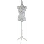 Hhg - jamais utilis] mannequin de couture de tailleur buste torse fminin t222, fibre de verre, motif ...