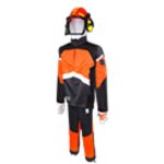 Mannequin silhouette homme blanc en carton sans impression � monter. (photo en situation)