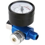 Manom�tre pistolet peinture, r�gulateur de pression pour pistolet � peinture, 1 / 4 po pour pistolet ...