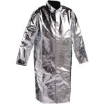 Manteau  col lev taille 54 argent jutec