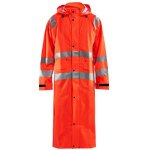 Manteau de pluie impermable blaklader haute visibilit classe 3 orange m