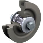 Mantion - galet fonte diam�tre 108mm ? ? 1005