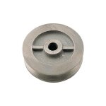 Mantion - galet en fonte à gorge carrée diamètre 60 mm pour porte coulissante sur fer plat Mantion - galet en fonte à gorge carrée diamètre 60 mm pour porte coulissante sur fer plat