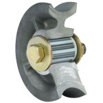 Mantion - galet gorge ronde pour ferrure pour portail roulant sur rail au sol