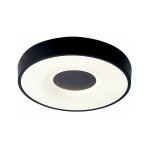 Mantra - plafonnier design, lampe de plafond coin led noir en plastique