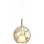 Mantra - suspension, lampe suspendue elsa bronze en verre