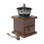 Manuel caf moulin  grains main  pices herbes de style vintage en bois rtro burr moulin  grains ...