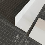 Mon march� d�co - corni�re pvc - longueur 2. 60 m - blanc - 5 x 5 cm