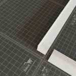 Mon march� d�co - corni�re pvc - longueur 2. 60 m - blanc - 2 x 2 cm