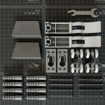 Mon march� d�co - kit quincaillerie - rail coulissant coulicool