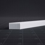 Lambris pvc 100 mm - lot de 10 lames - blanc - 1. 80 m, 1800 x 100 x 8 mm (1, 80 m²) Lambris pvc 100 mm - lot de 10 lames - blanc - 1. 80 m, 1800 x 100 x 8 mm (1, 80 m²)