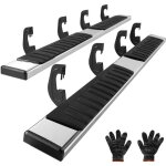 Mophorn - marchepieds de 6 po, marchepieds pour cabine multiplace chevy silverado / gmc sierra 1500 2007 ...