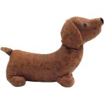 Cale porte en tissu teckel rtro