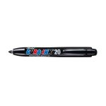 Feutre noir permanent pointe conique fine retractable noir / rouge markal noir Feutre noir permanent pointe conique fine retractable noir / rouge markal noir
