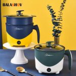 Marmite �lectrique, po�le antiadh�sive multifonction, pour 1 � 2 personnes, marmite simple ou double ...