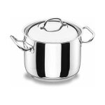 Suinga - marmite lacor avec couvercle inox professionnel, capacit� 13, 5 l, � 32 cm