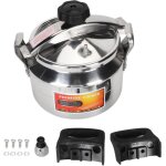 Marmite � pression en aluminium, fond compos� antid�flagrant, autocuiseur de grande capacit� pour cuisini�res ...
