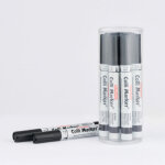 Marqueur �tanche herlitz noir, 10 pi�ces