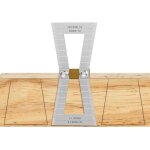 Marqueur en queue d'aronde, outil de guidage en queue d'aronde pour jauge de joint en bois coup� � la ...