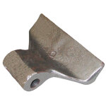 Marteau pour broyeur agricole adaptable sur humus. �: de fixation: 16, 5mm, rayon: 88, largeur: 150mm ...