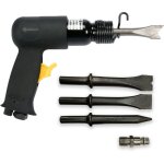 Vorel - marteau burineur air comprime burin pneumatique avec 4 burins