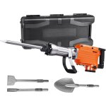 Mophorn - marteau piqueur de demolition 2200w brise - beton electrique avec 4 burins