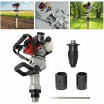 Marteau de dmolition  essence 2 temps 1000w marteau  mortaise burin burin + jeu de pieux