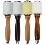Marteau nylon, manche bois, 340 g, pour cuir et sculpture.