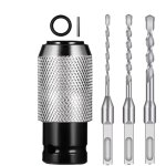 Marteau perforateur, adaptateur multifonction � lib�ration rapide, m�che pour perceuse � percussion, ...