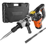 Mophorn - marteau piqueur de demolition casseur de beton 1400w marteau electrique 2 burins