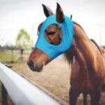 Masque anti - mouches pour cheval - protection uv - super ajustement - excellent confort - lasticit ...