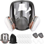 Masque complet 16 en 1 masque complet en silicone 1 corps de masque + 2 x cartouches filtrantes 3 + 2 ...