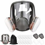 Masque complet 16 en 1 masque complet en silicone 1 corps de masque + 2 x cartouches filtrantes 3 + 2 ...