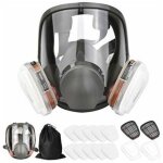 Masque complet 16 en 1 masque complet en silicone 1 corps de masque + 2 x cartouches filtrantes 3 + 2 ...
