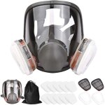 [jamais utilis�] masque complet de protection 6800 16 en 1 ? 1 masque + 2 cartouches + 10 filtres en ...