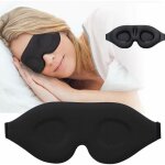 Masque contour des yeux de nuit 3d masque de sommeil rglable masque pour les yeux blackout de luxe - ...