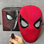Masque �lectronique spiderman miles spiderman 1:1 avec yeux mobiles, jouet t�l�command� pour adultes, ...