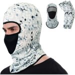 Masque facial d'quitation balaclava - cache - cou refroidissant protecteur uv avec manches de couverture ...