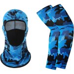 Masque facial d'quitation cagoule - cache - cou refroidissant protecteur uv avec manches de couverture ...