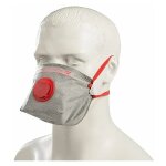 Masque ffp3 anti poussi�res fines avec soupape mieux que ffp2 pliable en 149 avec valve d'expiration ...