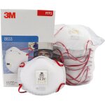 Masque ffp3 standard europ�en 3m 8833 avec valve masque anti - poussi�re n100 8233 masque anti - particules ...
