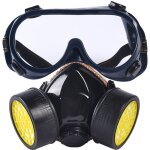 Masque à gaz professionnel masque de peinture au charbon actif respirateur avec 2 filtres anti - poussière, ... Masque à gaz professionnel masque de peinture au charbon actif respirateur avec 2 filtres anti - poussière, ...