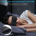 Masque de nuit unisexe innovant 2025, dot� d'une conception bloquant la lumi�re, adapt� au sommeil, aux ...