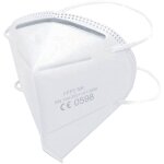 Masques pliables jetables 4 plis ffp2 nr ce en149 bfe95% - hanger safe - masques15