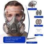 Masque protection industrielle poussi�res pon�age charbon construction filtration avanc�e confort respiration ...