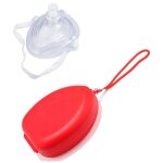 Masque de r�animation cardio - pulmonaire (rcp) pour adulte / enfant, avec valve unidirectionnelle, �tui ...